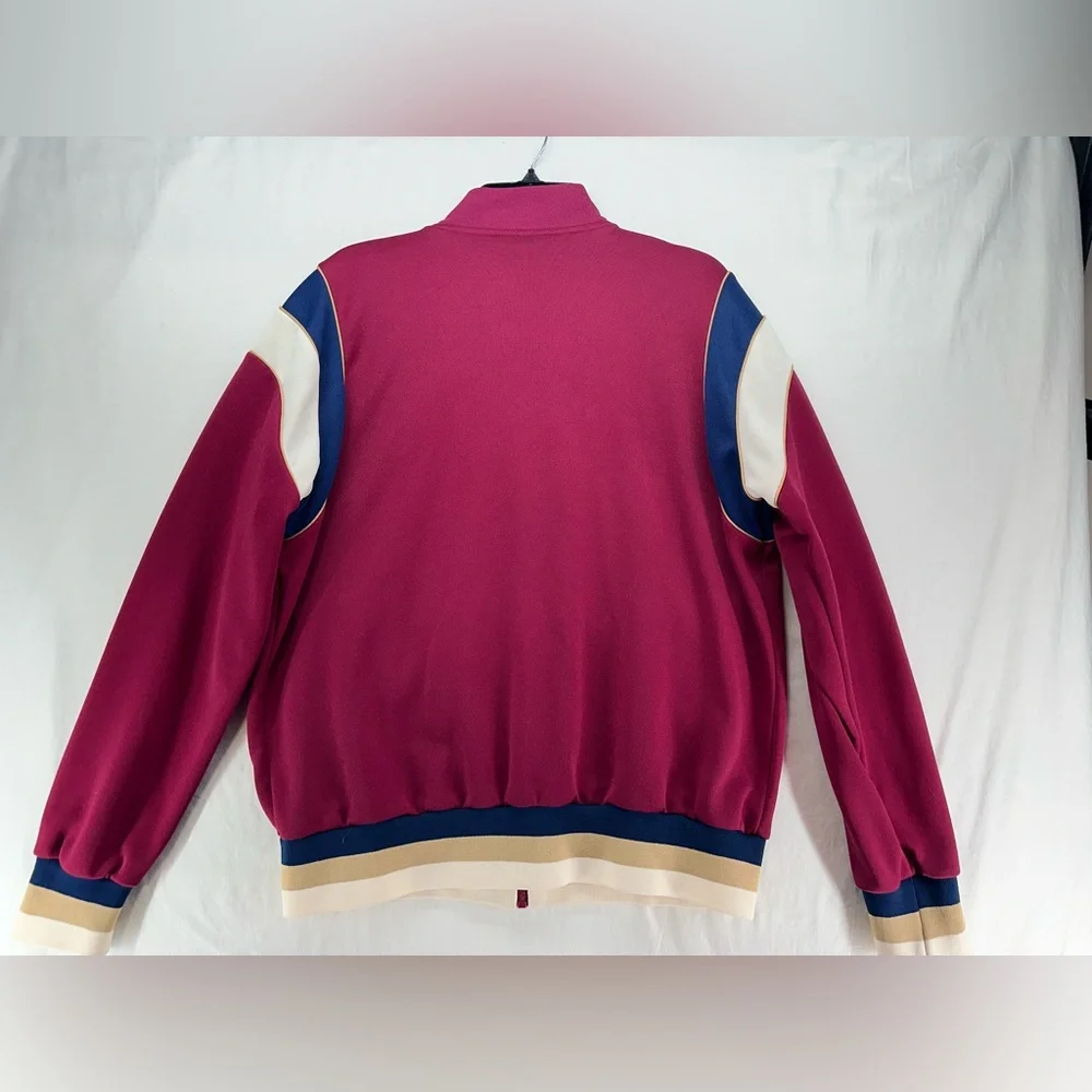 Nike Blue Tag Track Suit Maroon/Cream/Navy Blue Vintage 80s Men’s L